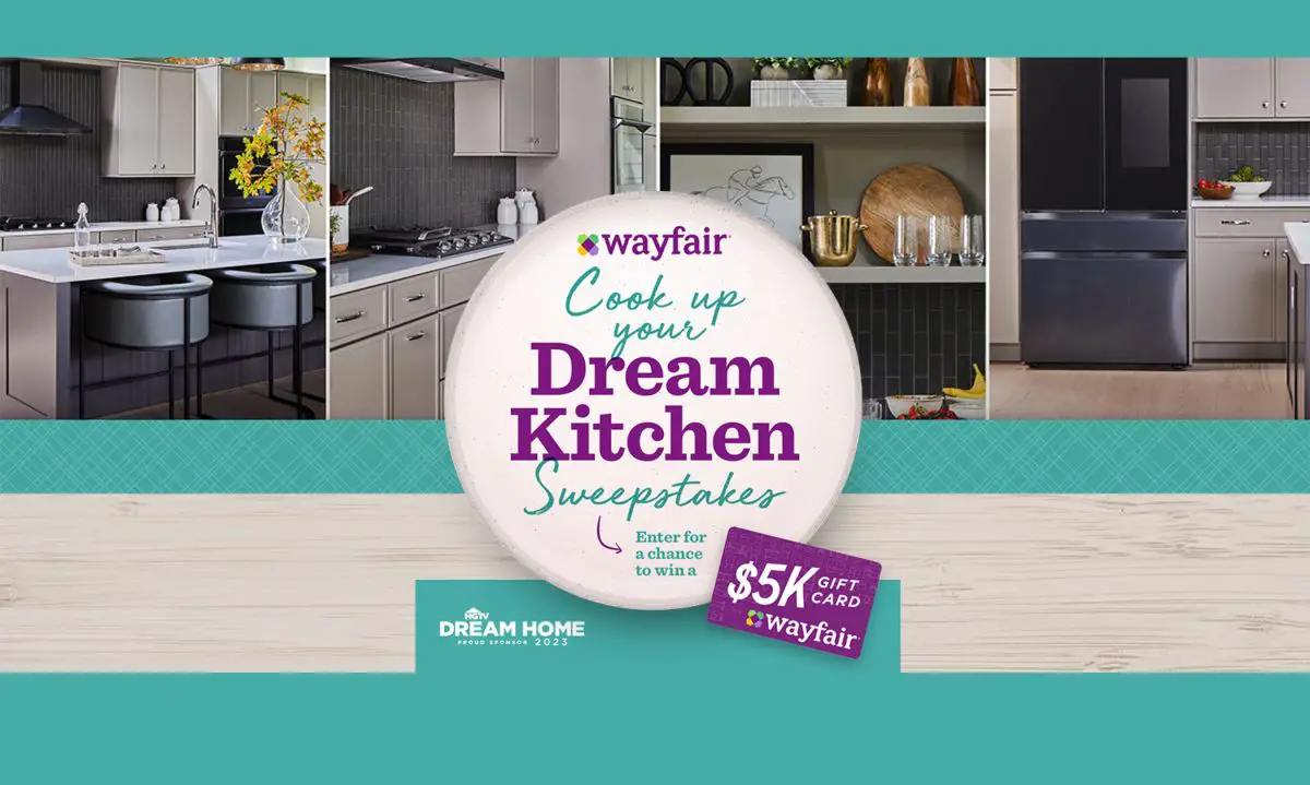 Enter To Win 5 000 For A Dream Kitchen Makeover OKWow Sweepstakes   Wayfair 1200x719 