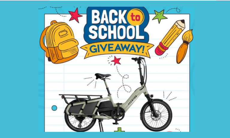 Enter to Win an Electric Aventon Cargo Bike Plus Coupons for Free Action Packed Foods! 