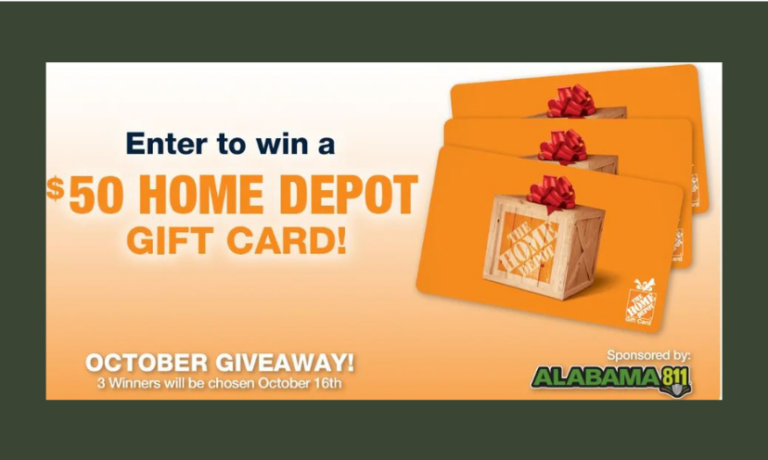 Enter to Win a $50 Home Depot Gift Card!