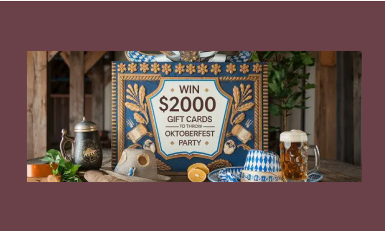 Enter to Win an October Celebration with a $2,000 Gift Card!