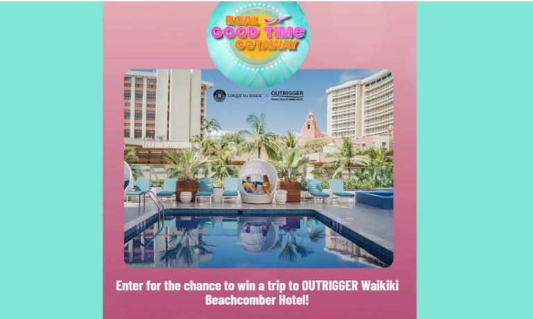 Enter to Win a Trip to Waikiki or Other Fabulous Getaways!