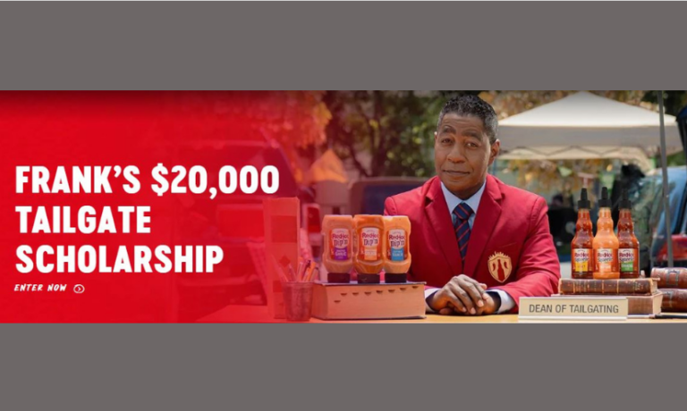 Enter to Win a $20,000 Check in the Frank’s RedHot Scholarship Contest!