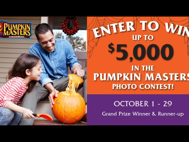 Enter to Win up to $5,000 in the Pumpkin Masters Giveaway!
