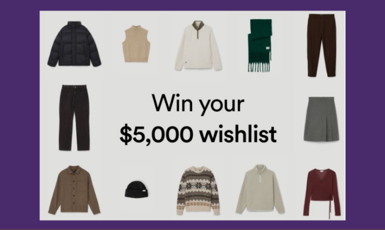 Enter to Win a $5,000 Fashion Wish List From Frank And Oak!