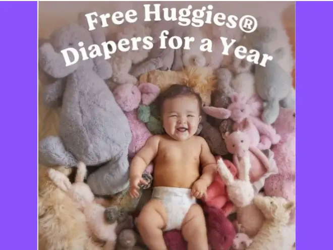 Enter to Win a Year of Huggies Skin Essential Diapers!