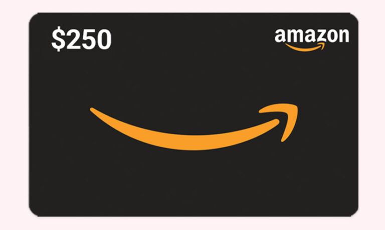 Enter to Win a $250 Amazon Gift Card!