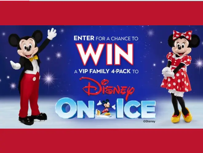 Enter to Win a Bundle of Four Tickets to a “Disney On Ice” Show and Character Experience!