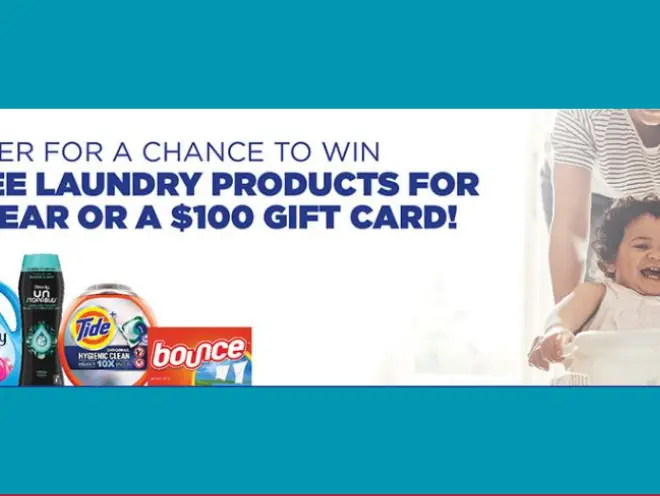 Enter to Win a Bundle of Products from Tide or a $100 Gift Card!