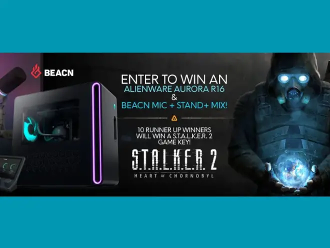 Enter to Winan Alienware Aurora Desktop & BEACN Mic, Stand and Mix!