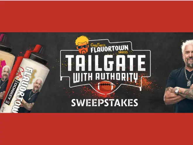 Enter to Win a $10,000 Trip to Attend Guy Fieri’s Tailgate in New Orleans! 