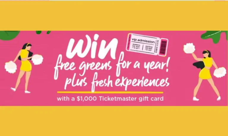Enter to Win a $1,000 Ticketmaster Gift Card and a Year of Organicgirl Salads!