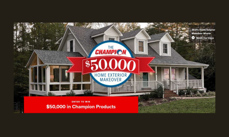 Enter to Win a $50,000 Champion Windows Home Makeover!