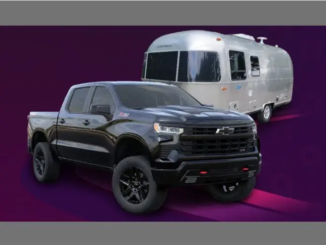 Enter to Win a Silverado Trail Boss Pickup Truck, an Airstream Travel Trailer and More!