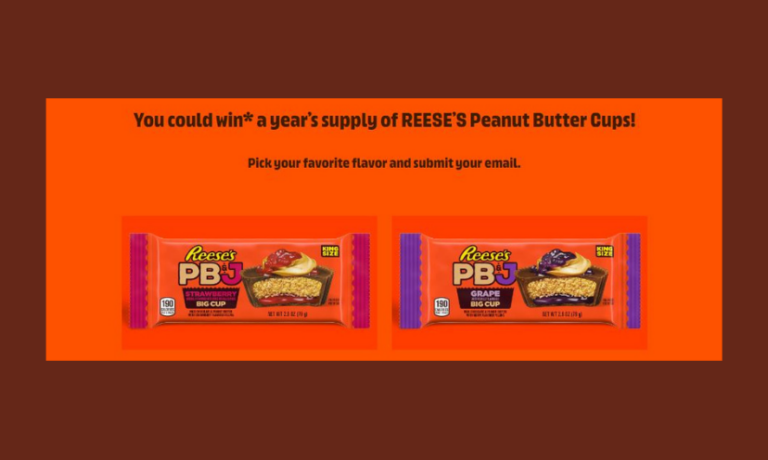 Enter to Win a FREE Year of Reese’s Peanut Butter Cups!
