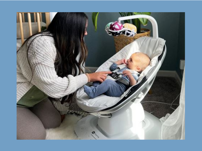 Enter to Win a MamaRoo Baby Swing and a $250 Rebel Stork Gift Card!