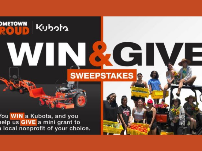 Enter to Win a Kubota Zero-Turn Riding Mower or a Compact Tractor!