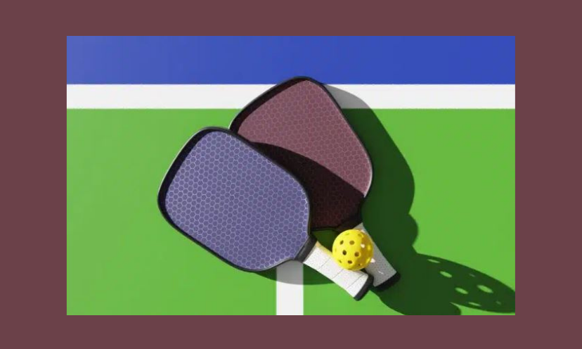 The perfect photo for a pickleball giveaway is this one. It features two paddles and a ball to grab the attention of anyone interested in the sport...and a win!
