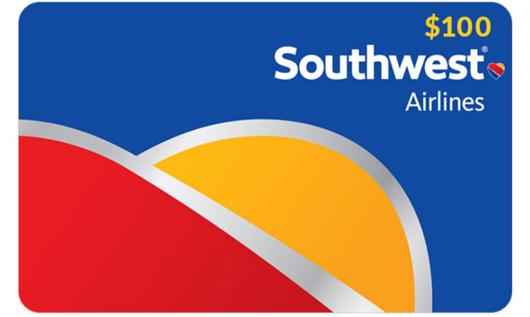 Enter to Win a $100 Southwest Airlines Gift Card!