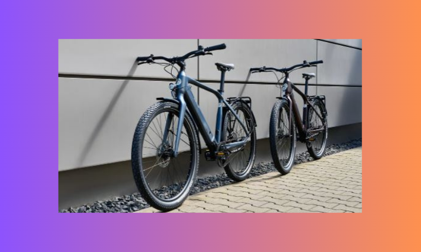 This is a photo featuring two eBikes like the one you could take home in this giveaway!