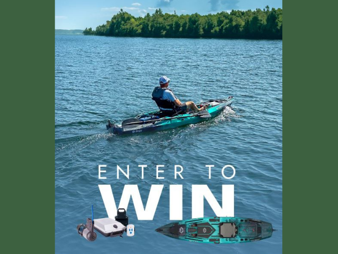 Enter to Win a Shearwater Kayak and Outboard Kit!​