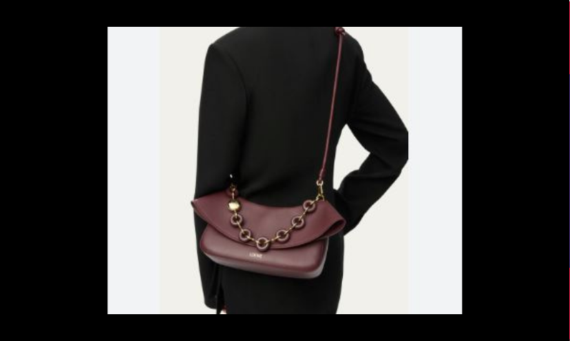 This photo is that of a model wearing the amazing $3,250 leather shoulder bag that is offered in this giveaway!