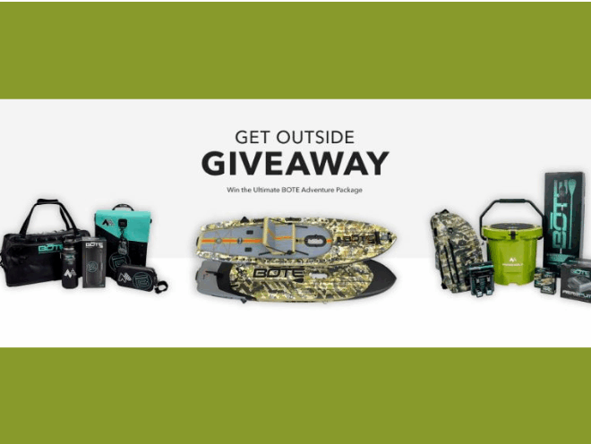 Enter to Win an Aero Verge Camo Inflatable Paddleboard Package!