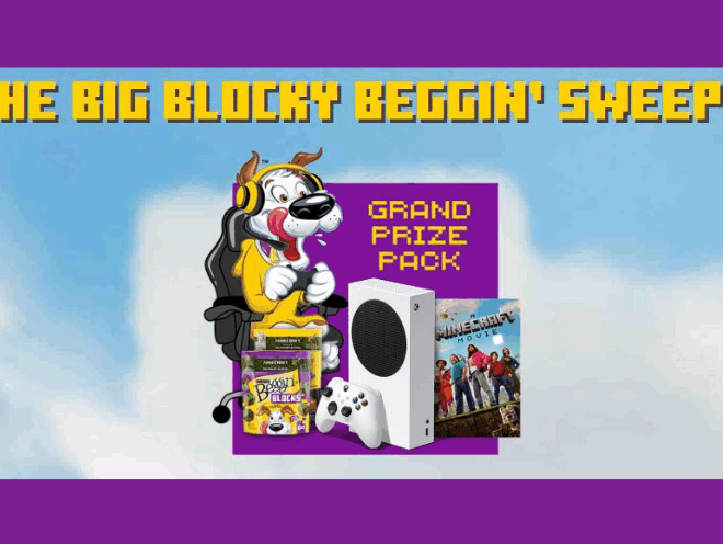 ﻿Enter to Win an Xbox Series S Gaming Console, a Minecraft Movie and 20 Packs of Beggin’ Strips Pet Treats!