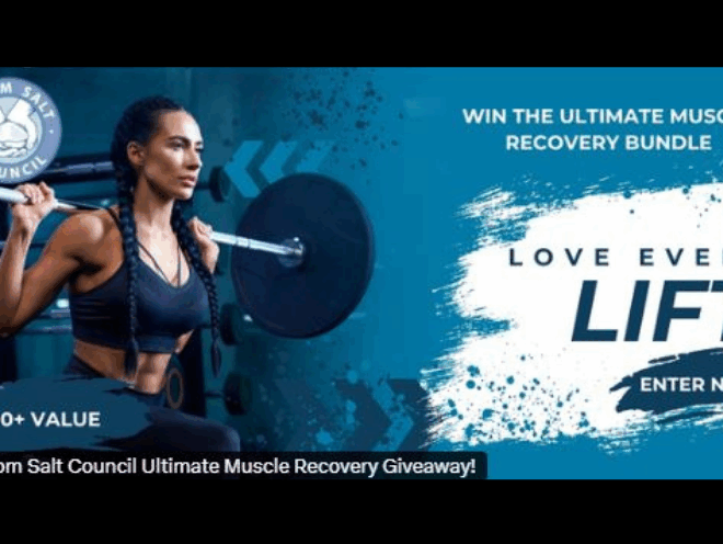 Enter to Win a $250 Dicks Sporting Goods Gift Card, a $200 GNC Gift Card, a $50 Walgreens Gift Card and Four Pounds of Epsom Salt!
