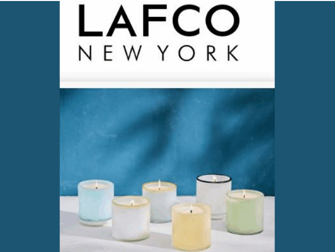 Enter to Win LAFCO New York’s Best Selling Candle Collection!