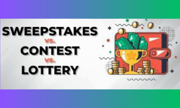 The Difference Between Sweepstakes, Contests, Lotteries and Giveaways​!