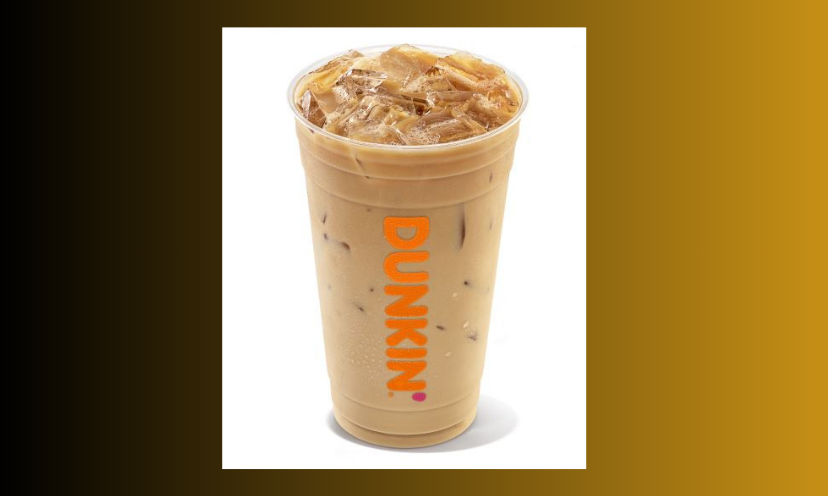 This is an image of a cool and inviting cup of Dunkin Donuts iced coffee!