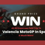 Enter to Win a Trip to Spain, Entrance to MotoGP, a Race Suit, Boots, Gloves, Helmet and Airbag!