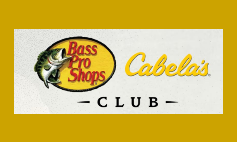 This photo features the logo from both Bass Pro Shops and Cabela's...where your next shopping spree could begin!