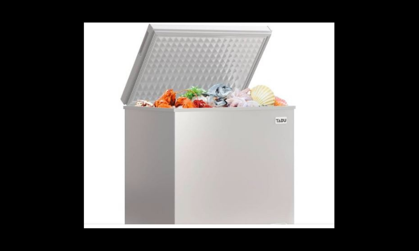 This photo is that of the 7 cubic foot freezer in this giveaway. It gives you an idea of what you could store as this picture shows it loaded with mouth watering frozen goodies!