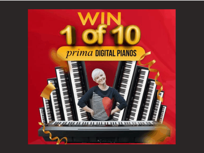 Enter to Win a Digital Piano and a Year of Lessons!