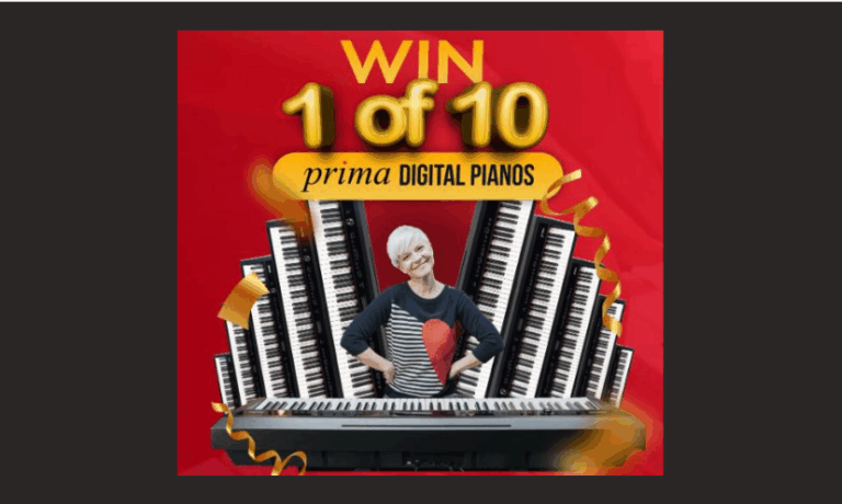 Enter to Win a Digital Piano and a Year of Lessons!
