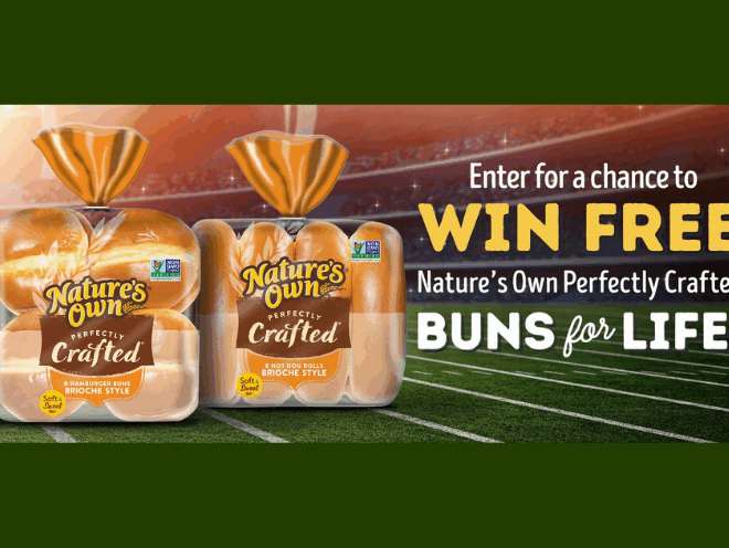 Enter to Win Nature’s Own Buns For Life!  
