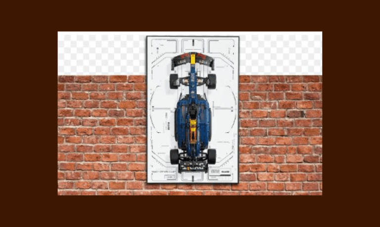 Enter to Win a LEGO Technic Oracle Racing Car Set and Custom Wall Display!  