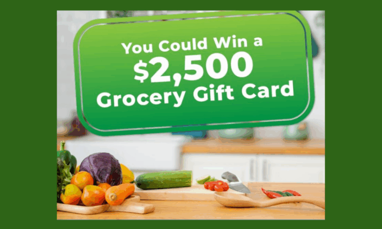 Enter to Win a $2,500 Grocery Gift Card!