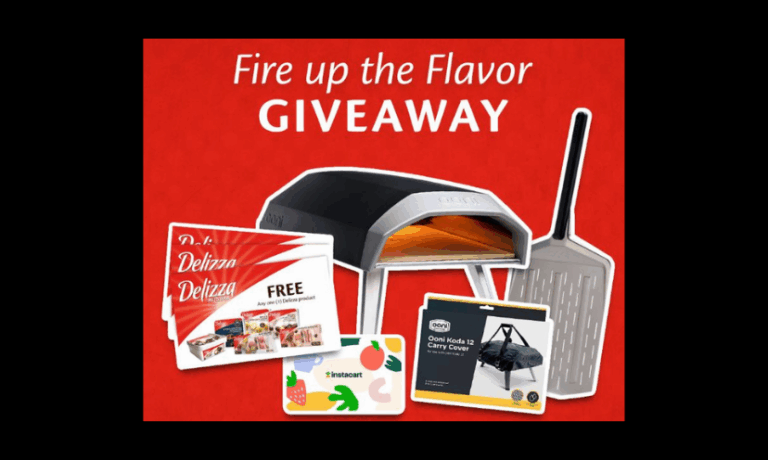 Enter to Win an Ooni Pizza Oven With Accessories, an InstaCart Gift Card and Delizza Pizza Coupons!