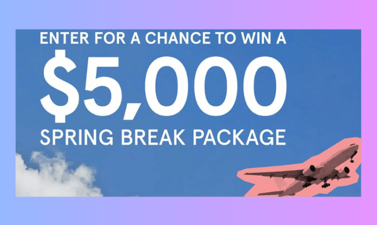Enter to Win a $5,000 Spring Break Gift Card Package!