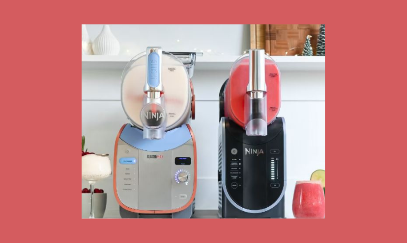 This is a photo of two types of the Ninja Slushy machine and one of them could soon be yours to enjoy if you enter and win!