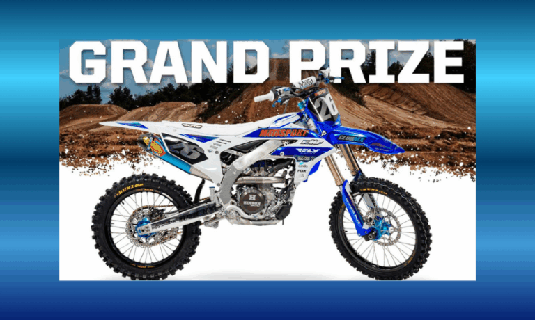 Enter to Win a 2026 Yamaha Racing Bike and Accessories!