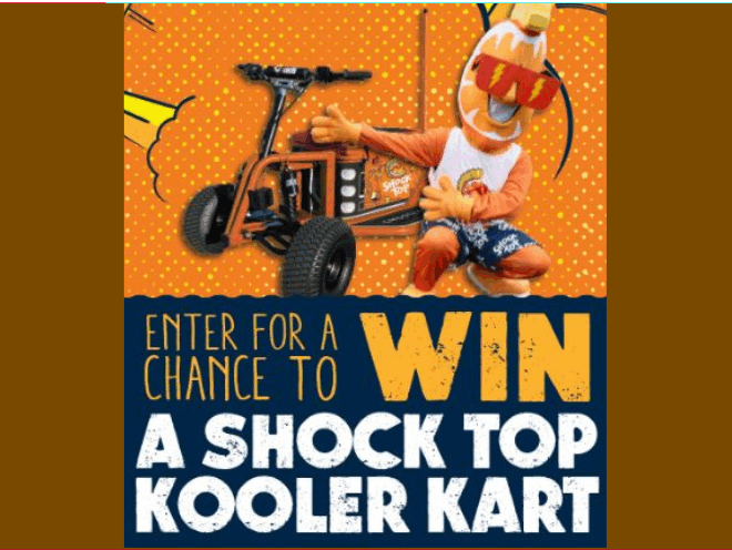 Enter to Win a Shock Top Kooler Kart!