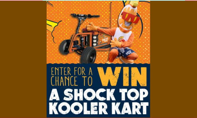 This is a photo of the amazing cooler that turns into a go kart...and it could be yours if you enter and win this giveaway!