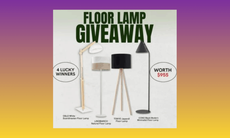 Enter to Win a $900+ Floor Lamp Collection!