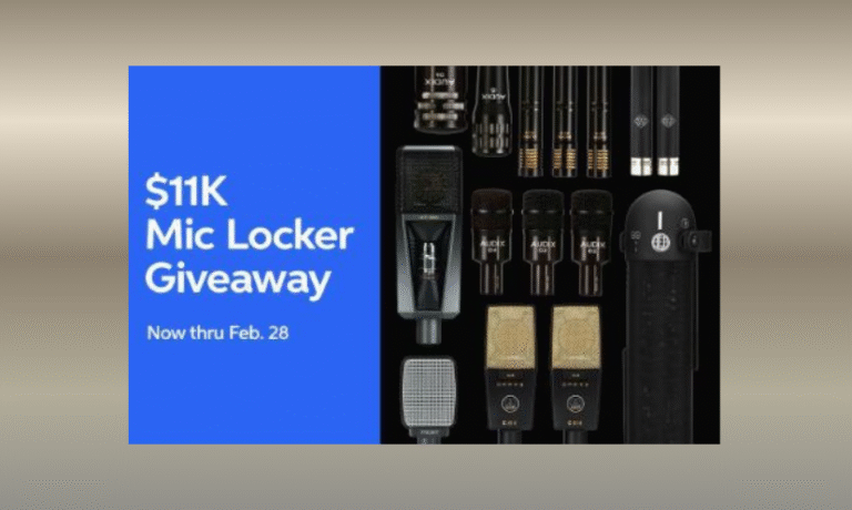 Enter to Win an $11,000 Microphone Package!