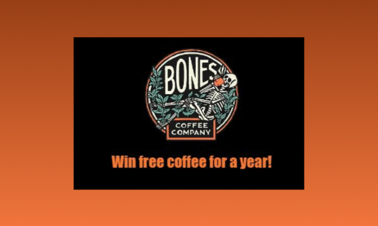 Enter to Win Delicious Bones Coffee for a Year!  