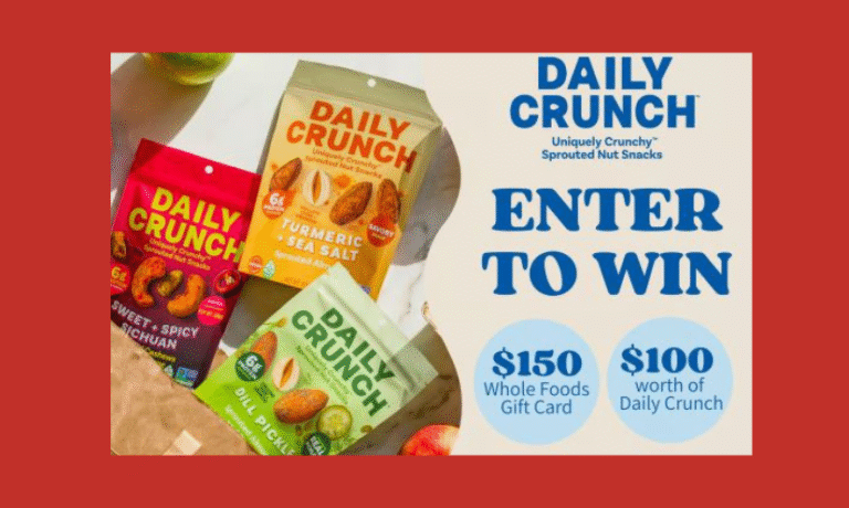 Enter to Win a Whole Foods Gift Card and Daily Crunch Snacks!