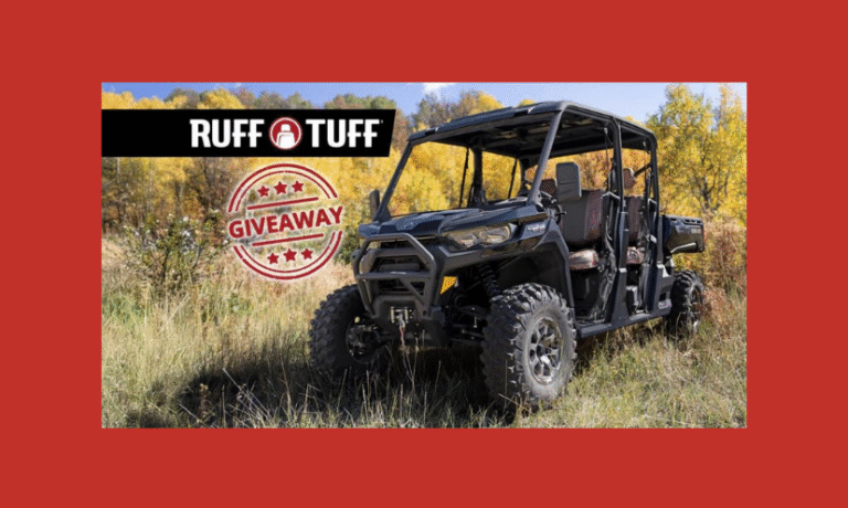 Enter to Win a Can Am Defender UTV with Ruff Tuff Seat Covers!
